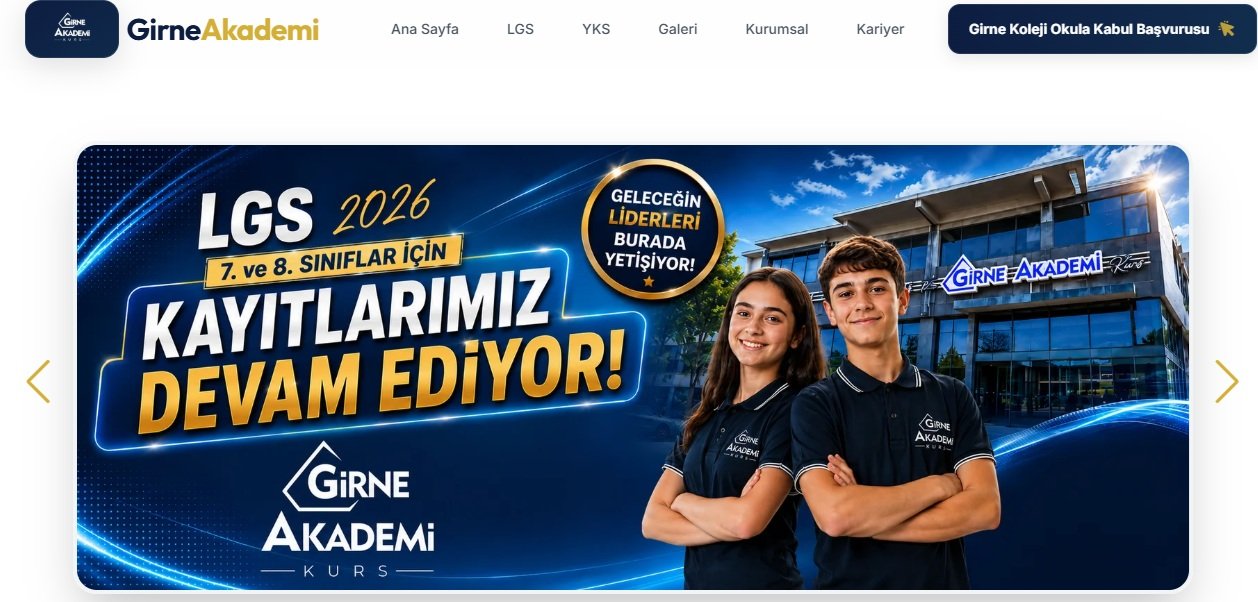 Girne Akademi Ekran Görüntüsü